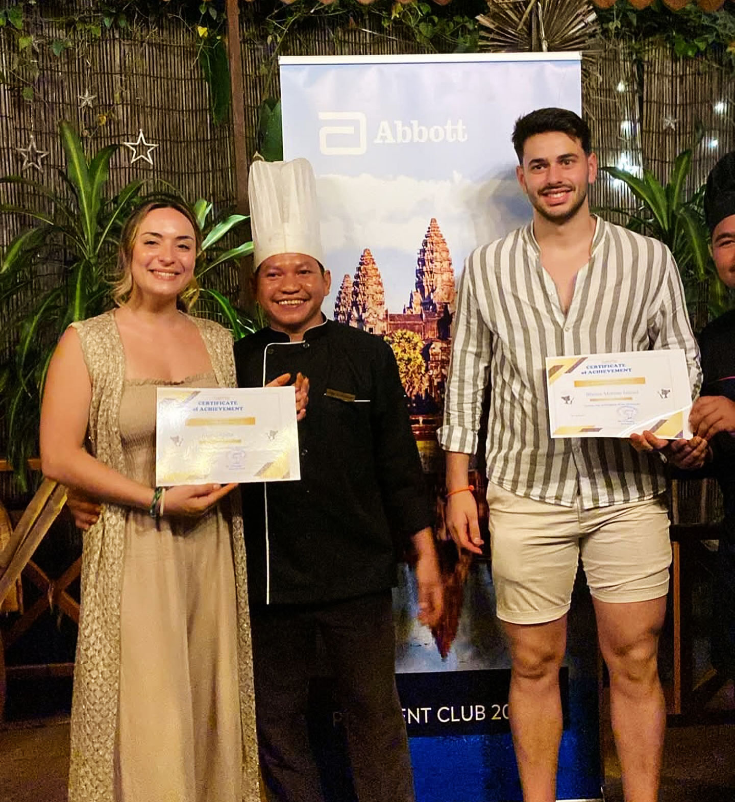 Finished dishes presentation